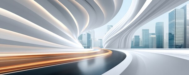 Abstract blue wave design representing technology, data, and digital innovation for modern visuals