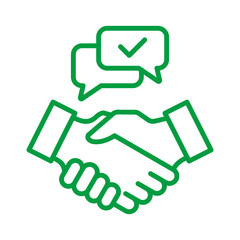 Fototapeta premium Agreement Icon