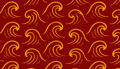 Imlek, ripple wave, Decorative wave pattern for backgrounds, textiles, and designs in digital and print media.