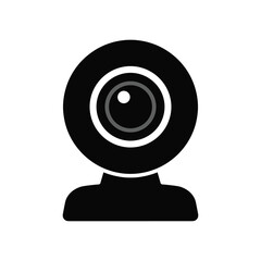 Simple webcam flat vector illustration