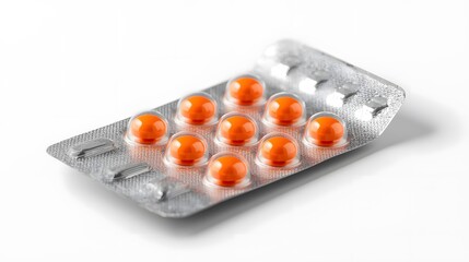 A Close-Up of Blister-Packed Medication Essential Healthcare and Pharmacy Science in Modern Medical Treatment.