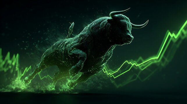 A bullish surge through a resistance level on the chart indicates that the price has broken through a resistance zone.