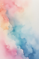 Obraz premium watercolor hand painted background