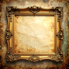 old photo frame on the wall