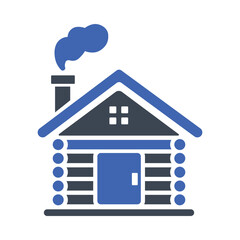 Log cabin icon