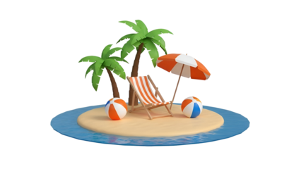 Tropical island retreat