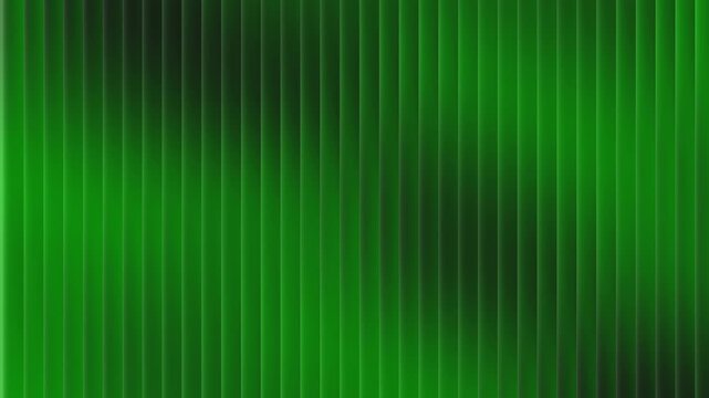 Fractal glass green gradient with smooth transitions on black. 4K video with an elegant abstract motion for video editing, social media, luxury branding and digital presentations.