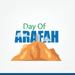 Vector Illustration of Arafah of Day. Simple and elegant design