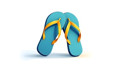 flip flops isolated on white background