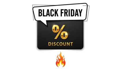 Black friday sale with discount