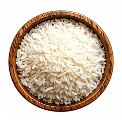White rice in a wooden bowl (2)
