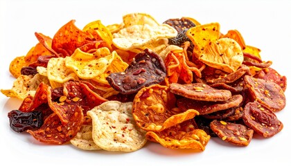 Mixed vegetable chips including sweet potato beet and carrot