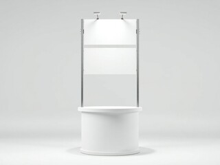 Modern circular shower enclosure