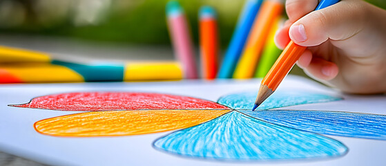 Emotional Balance Through Creative Coloring Book Exercise
