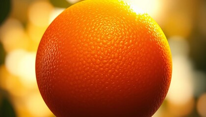 Sun-kissed citrus sphere, vibrant and juicy, bursting with natural sweetness and vitamin C,  beverage,  bright