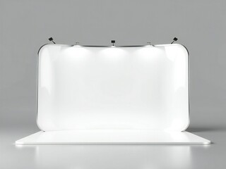 Blank exhibition display stand