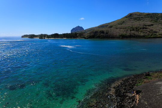 Scenic View from Maconde Viewpoint, Baie du Cap, Mauritius Island, Africa