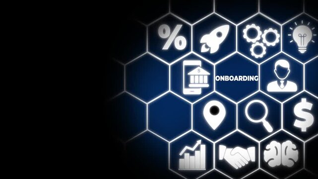 Onboarding new employee process concept. Ensuring that the new employees are able to hit the ground running with their new team. Staff induction practices and organizational socialization.