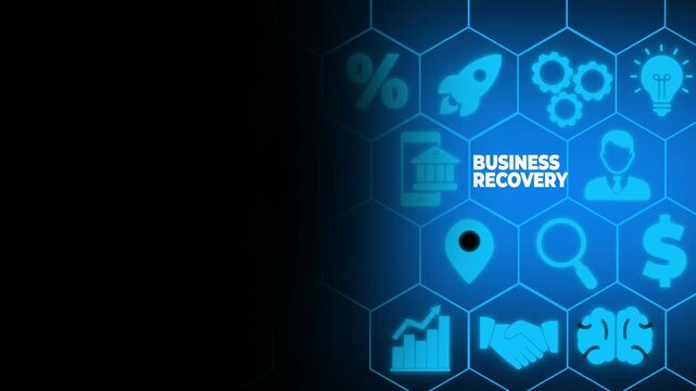 Business recovery plan and strategy concept. Business continuity tools, disaster recovery plan, insurance policy. Business strategies,