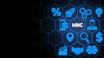 Multinational corporation (MNC), business strategy concept. Standardizing products and services around the world to gain efficiency. Vertical, horizontal expansion strategy. New markets,