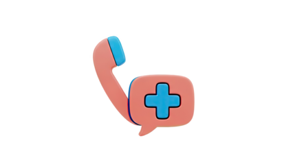 3D Medical Chat Icon