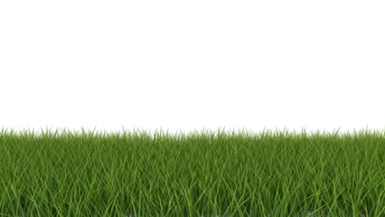 Lush vibrant green digital grass growth illustration providing a versatile natural foreground element ideal for spring and summer themes and sustainable ecological design projects