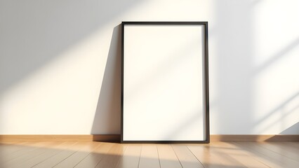 Minimal Wall with Blank Frame