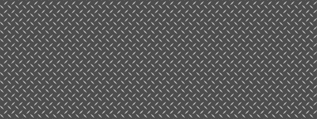 Seamless metal diamond pattern background features steel plate texture ideal for industrial floors, warehouse surfaces, and truck bed protection with aluminum tread design.