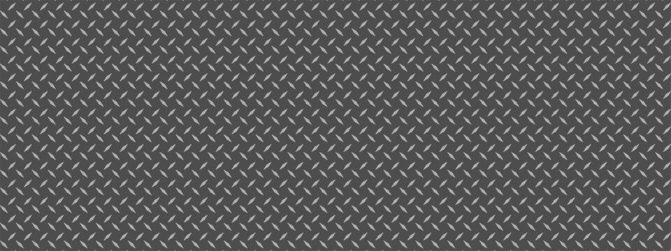 Seamless metal diamond pattern background features steel plate texture ideal for industrial floors, warehouse surfaces, and truck bed protection with aluminum tread design.