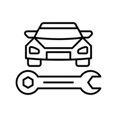Obraz premium Repair the car icon