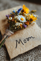 Modern Minimalist Mother's Day Postal Card