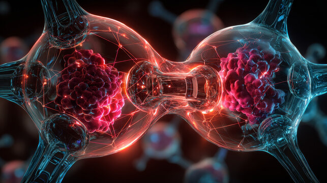Molecules of thyroid hormones T3 and T4. Triiodothyronine and thyroxine, 3D illustration