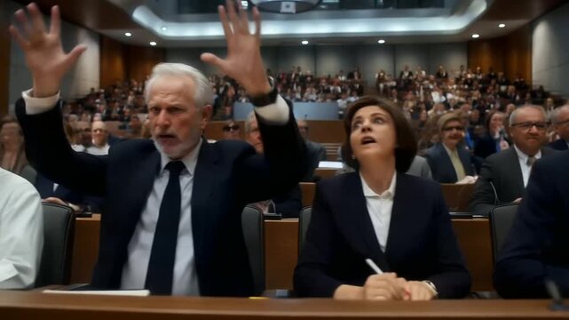 parliamentary_debate_modern_assembly_hall_delegates_raising_hands_animated_arguments_split_reacti