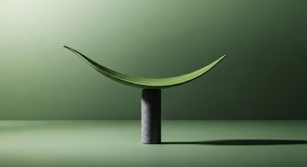 Corporate Environmental Balance Concept with Calm Abstract Composition