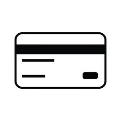 Credit card icon simple design