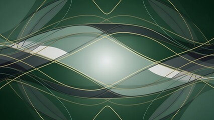 abstract green background with lines