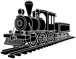 railway illustration transport silhouette travel logo transportation icon train outline vehicle railroad rail passenger speed locomotive station modern subway shape high vector graphic background