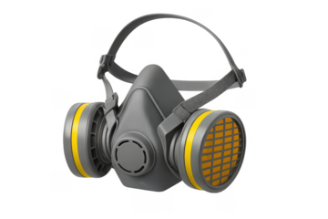 Respirator mask offering protection from hazardous substances