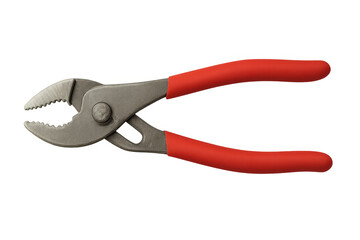 Adjustable water pump pliers with red handle