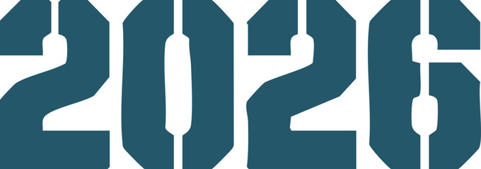 2026 Bold Block Army Typography Style for Modern New Year Graphic Design