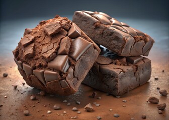 chocolate cake with nuts