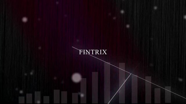 Business fintrix Concept with Corporate Strategy, Teamwork, Financial Growth, Management, Protection and Success Icons 4k video