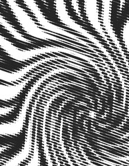 Grunge Abstract Halftone Texture in Black and White