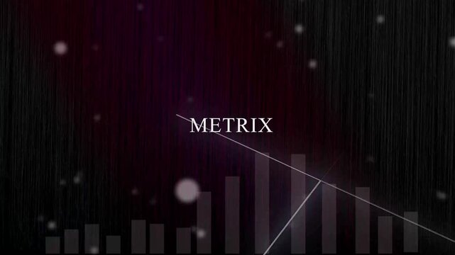 Business metrix Concept with Corporate Strategy, Teamwork, Financial Growth, Management, Protection and Success Icons 4k video