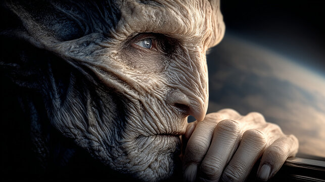 alien creature portrait