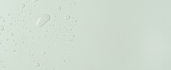 The texture of cosmetic micellar water or moisturizing toner. Copy space