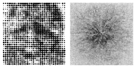 Abstract dot composition