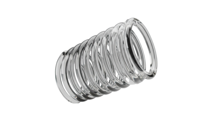 Clear Glass Coil