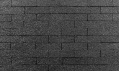 black brick black,  dark grey stone wall,  asphalt pedestrian road flooring background