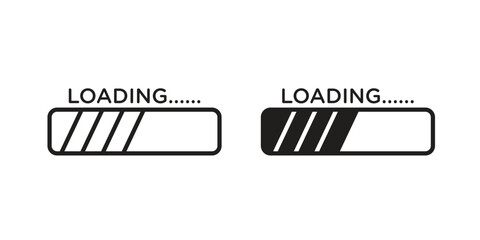 Loading icons symbol collection. Vector Illustration. vector icon set.